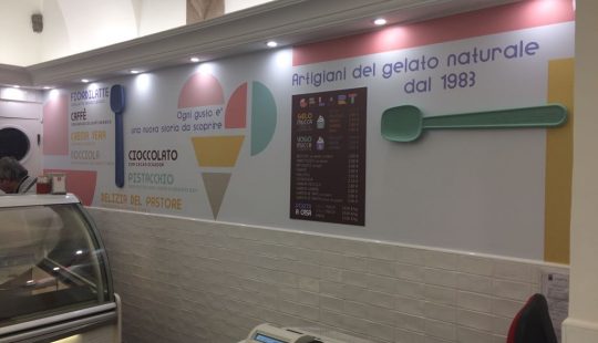 allestimento negozio polistirolo