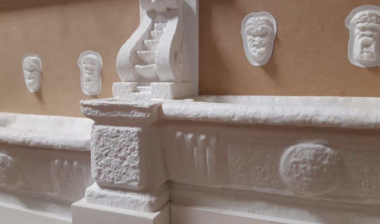 fontana polistirolo bianca